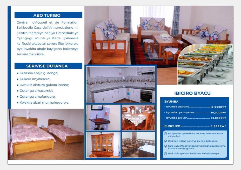 Centre D'Accueil Casa Dell'Annunciazione Rusizi- Kamembe- Cyangugu -Rwanda Bed & Breakfast Dış mekan fotoğraf